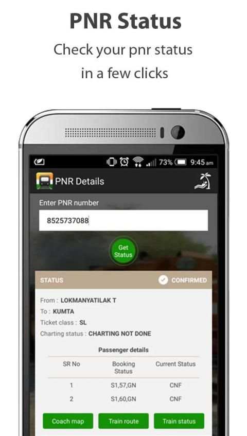 Indian Railways - IRCTC Train Enquiry & PNR Status screenshot 8