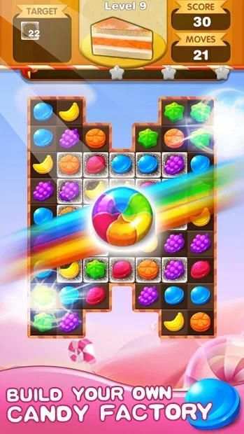 Candy Factory Legend-Candy Match 3 Games स्क्रीनशॉट 2