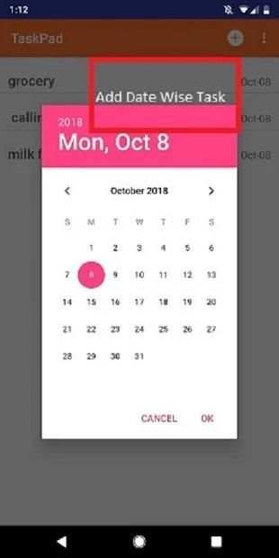 Taskpad screenshot 6