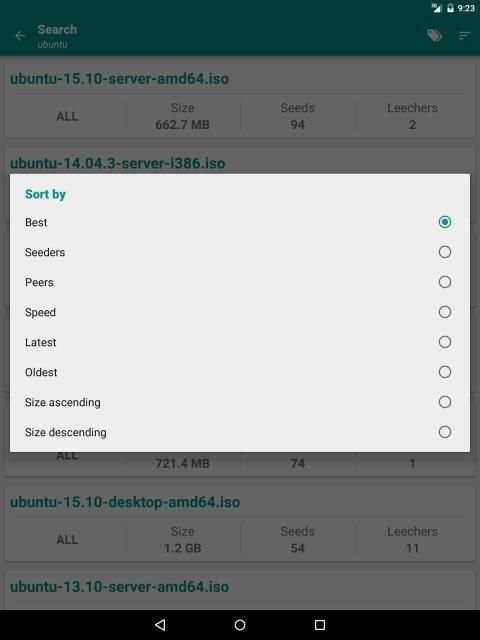 Torrent Search Engine screenshot 10