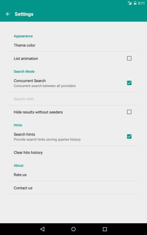 Torrent Search Engine screenshot 2