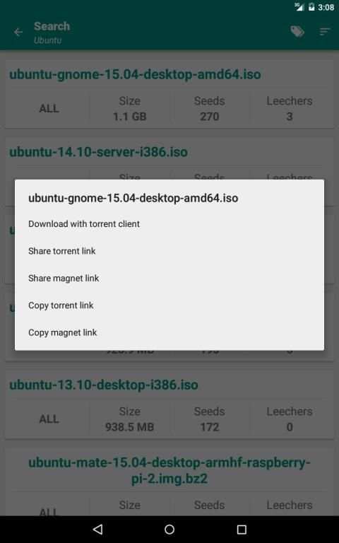 Torrent Search Engine screenshot 5