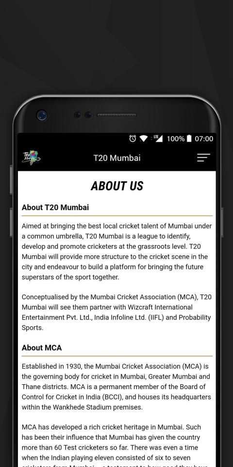 T20 Mumbai screenshot 1