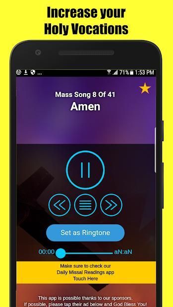 Catholic Mass Songs & Ringtones Collection (Free) screenshot 4