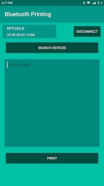 Bluetooth Printing screenshot 1