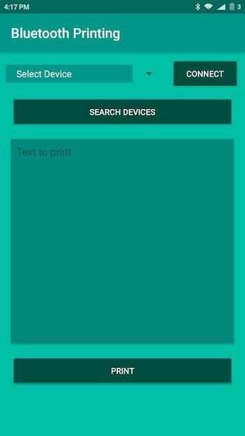 Bluetooth Printing स्क्रीनशॉट 2