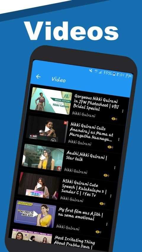 Actress Nikki Galrani Photos screenshot 1