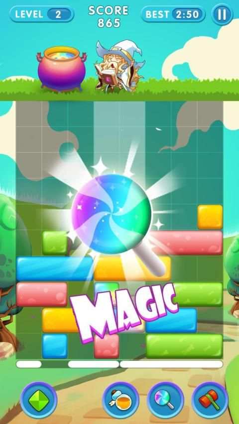 Candy Magic Puzzles स्क्रीनशॉट 7