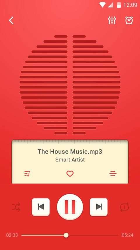 Lark Player Theme - Red Radio screenshot 4