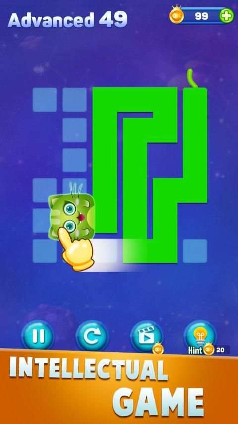 Cats: 1 Line - Fill - One Line Puzzle स्क्रीनशॉट 4