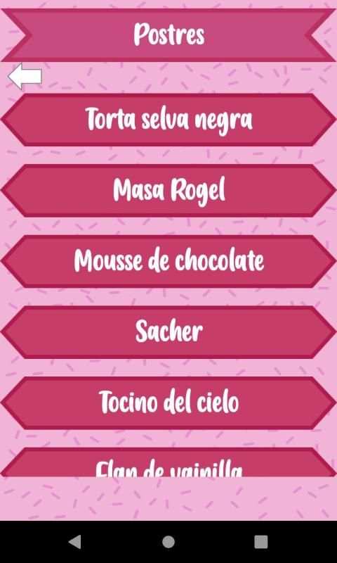 Tus Recetas Dulces screenshot 7