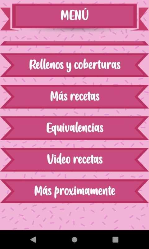 Tus Recetas Dulces screenshot 2