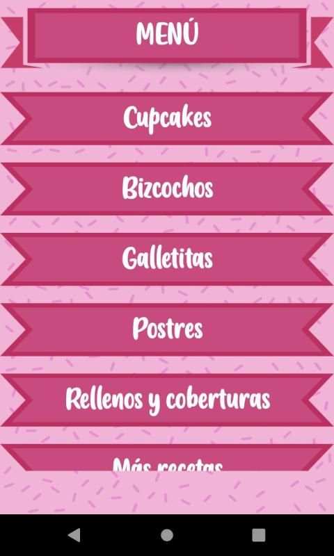 Tus Recetas Dulces screenshot 1