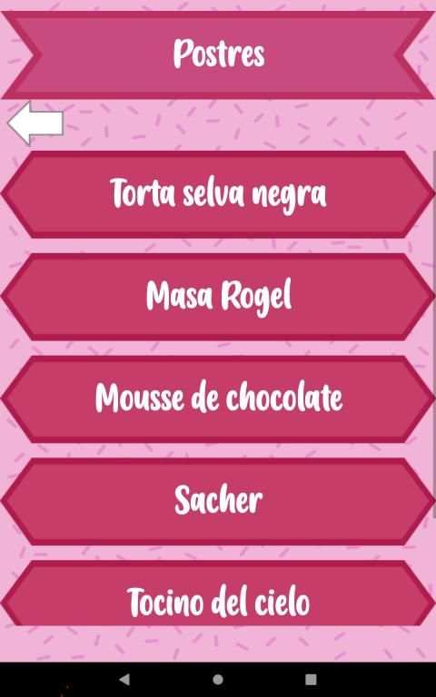 Tus Recetas Dulces screenshot 41