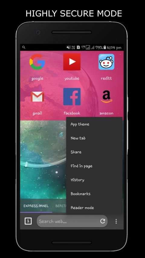 Browser Fast and Secure स्क्रीनशॉट 2