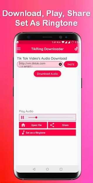 Tikring - Ringtone Downloader For TikTok स्क्रीनशॉट 3
