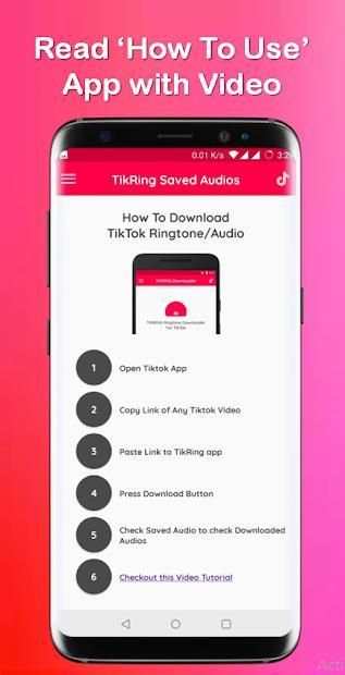 Tikring - Ringtone Downloader For TikTok स्क्रीनशॉट 1