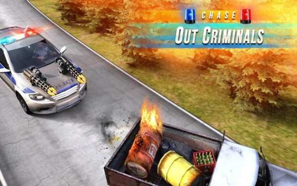 Road Riot Police Car Chase Stunts Racing स्क्रीनशॉट 3