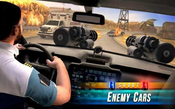 Road Riot Police Car Chase Stunts Racing स्क्रीनशॉट 5