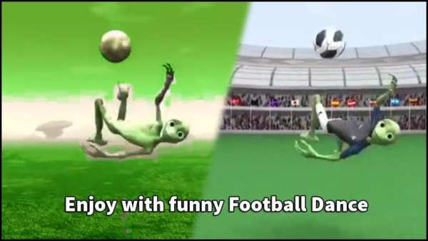 Dame Tu Cosita Football - Green Alien Dance screenshot 1