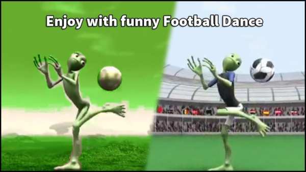 Dame Tu Cosita Football - Green Alien Dance screenshot 2