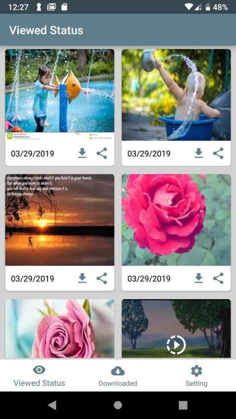 Status Saver स्क्रीनशॉट 1