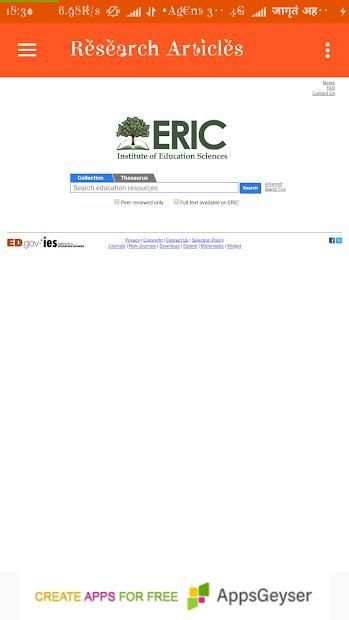 Research Articles скриншот 6