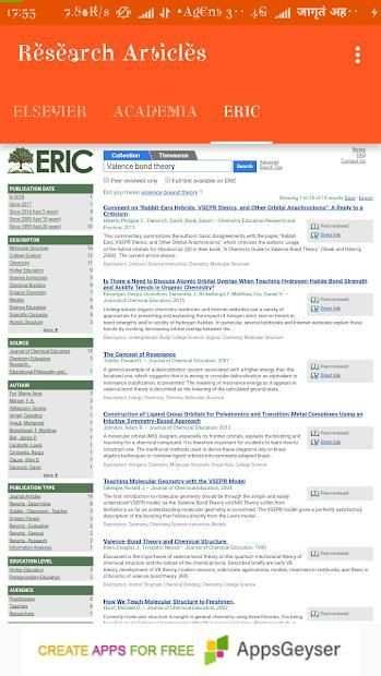 Research Articles скриншот 5