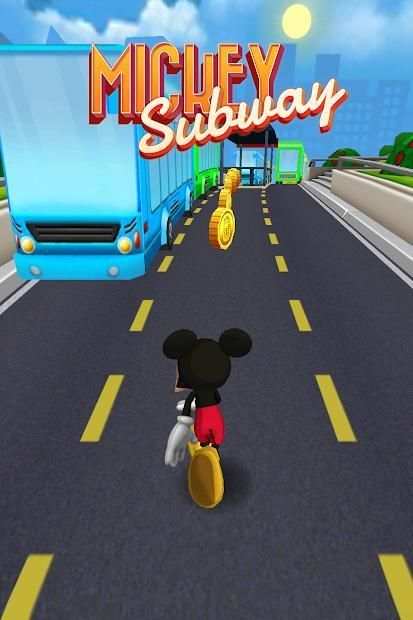 Subway Mickey Bus Epic screenshot 1