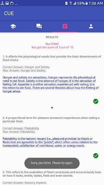 Culinary Understanding E-Assessment screenshot 3