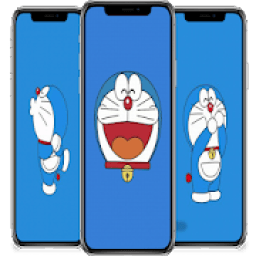 ikon Blue Cat Cartoon Wallpaper HD