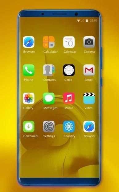 Theme for Elephone A4 Pro Colorful bright desgin स्क्रीनशॉट 5