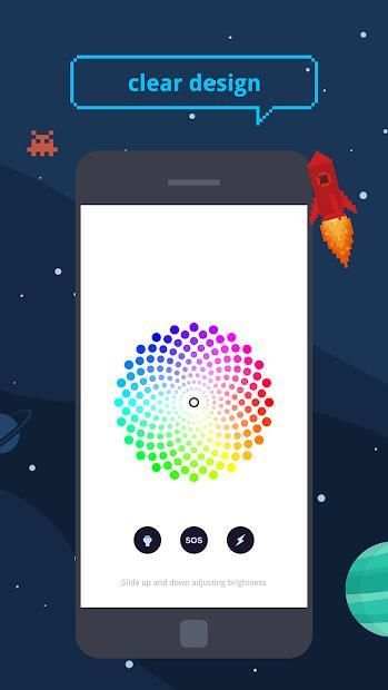 Color Phone Flashlight - LED display banner screenshot 3