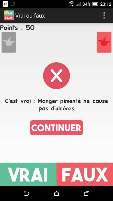 Vrai ou Faux ? screenshot 3