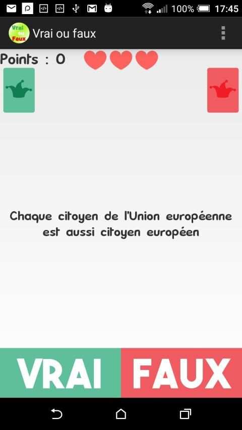 Vrai ou Faux ? screenshot 5