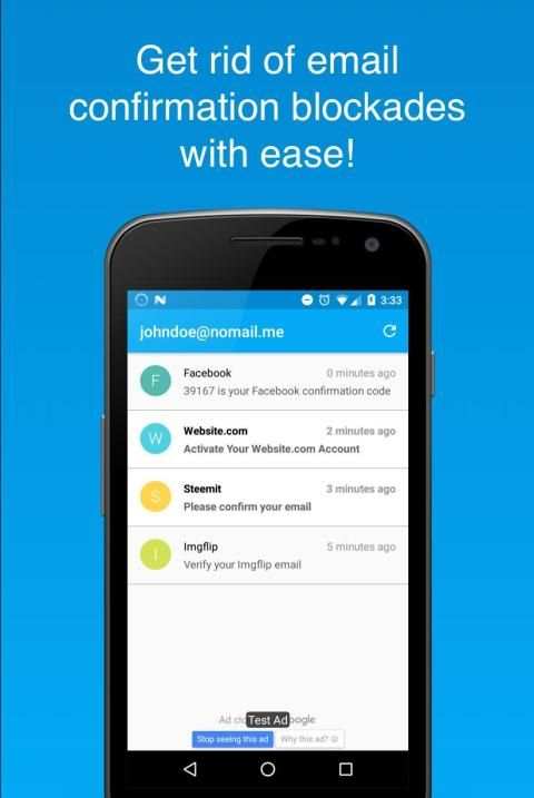 NoMail: Temporary Inbox screenshot 2