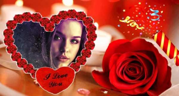 Valentine Love Photo Frame - 2019 screenshot 1