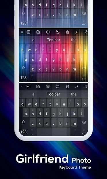 My Photo Keyboard Girlfriend Photo Keyboard Theme screenshot 1