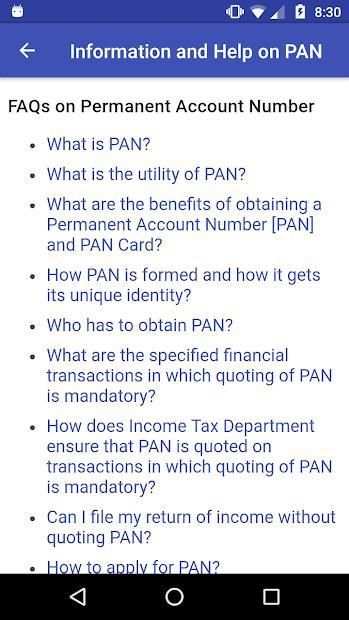 PAN Card Search, Scan, Verify & Application Status screenshot 6