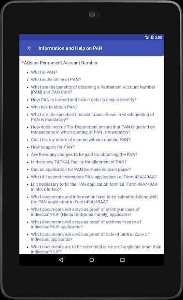 PAN Card Search, Scan, Verify & Application Status screenshot 1