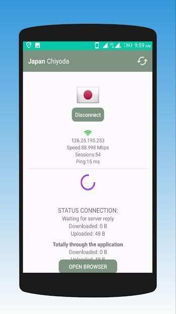 Japan VPN screenshot 1