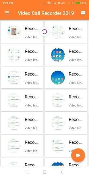 Video Call Recorder 2019 screenshot 3