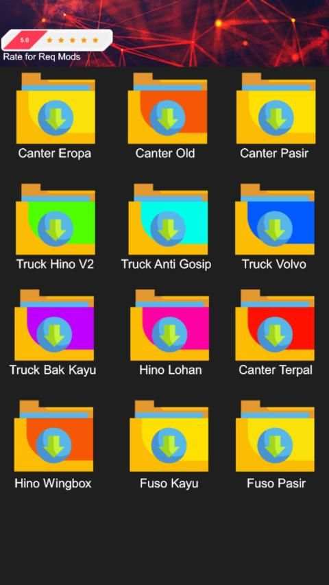 Truck Canter Mod Bussid screenshot 4