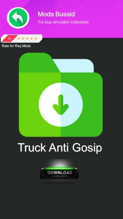 Truck Canter Mod Bussid screenshot 2