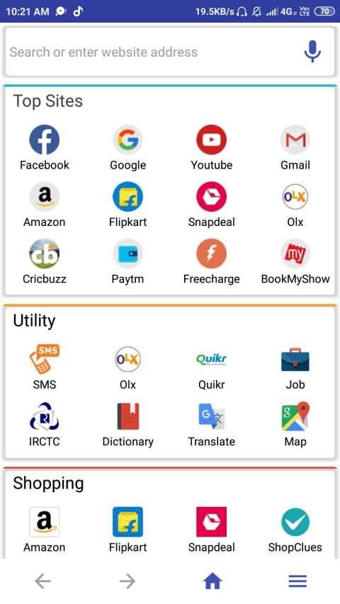 Smart web Browser स्क्रीनशॉट 4