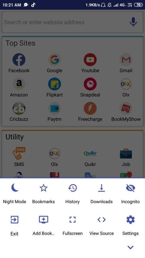 Smart web Browser स्क्रीनशॉट 3