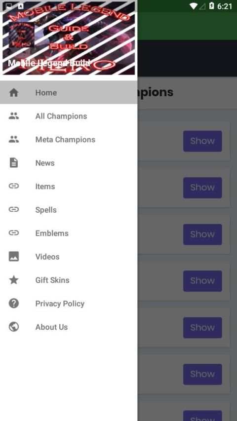 Guide ML Hero & Item Build screenshot 1