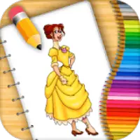 How To Draw Princess App Android क ल ए ड उनल ड 9apps