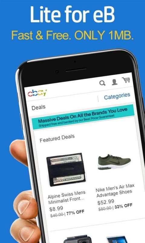 Lite for eBay Deals screenshot 5