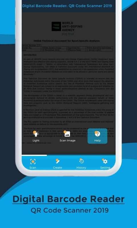 Digital Barcode Reader QR Code Scanner 2019 screenshot 6